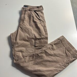 Hollister Womans Tan Cargo Pants